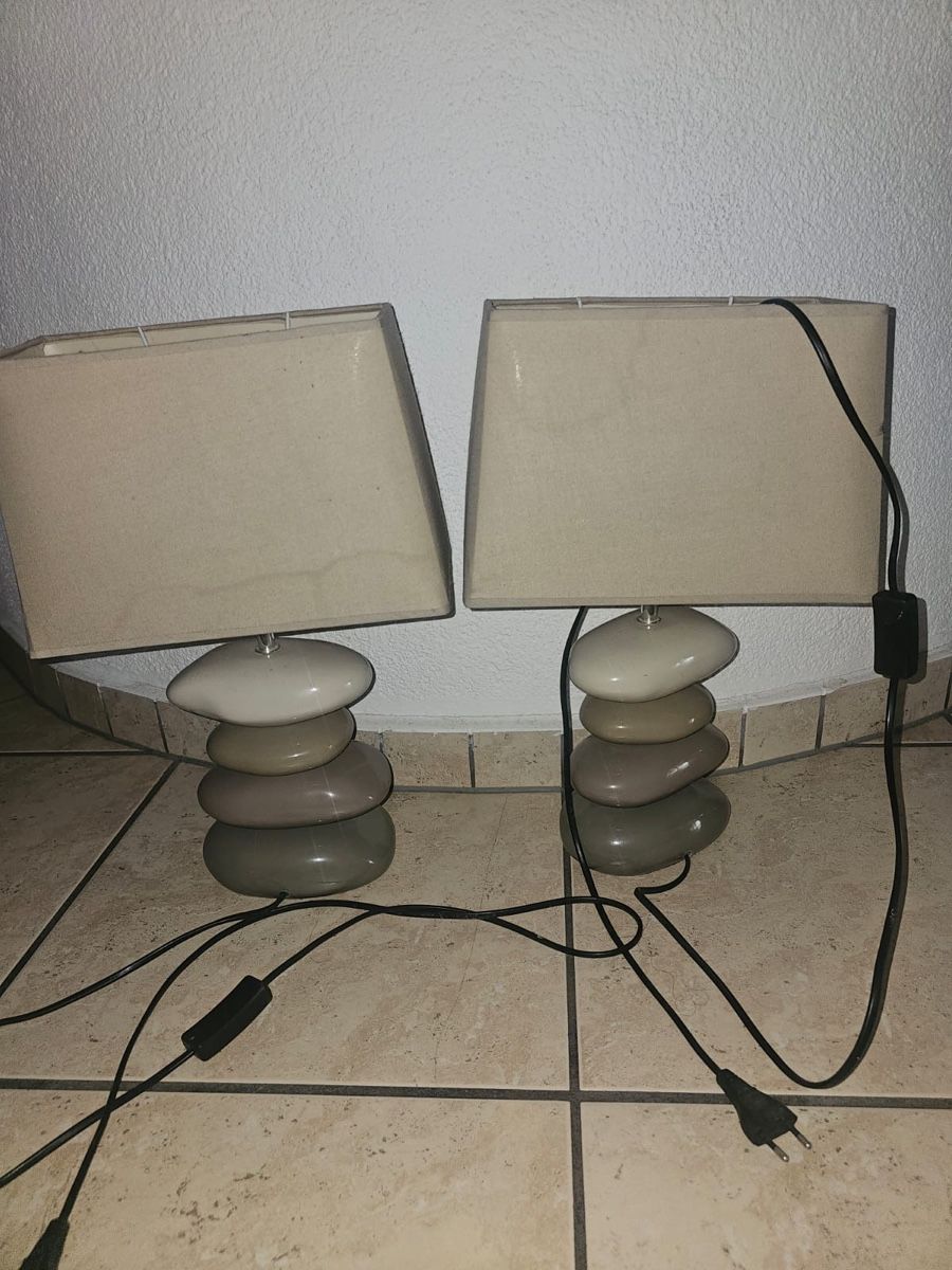 Tischset: Tischleuchten "Steinlampe" - Rustikal Style – Gebraucht aus Hinterkappelen von charlie98