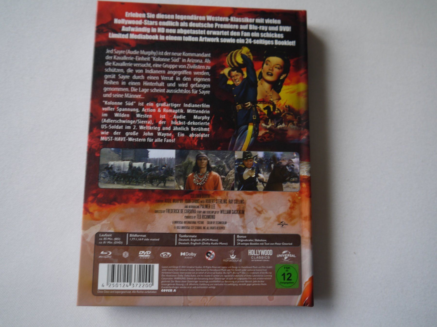 Tous les DVDs: KOLONE SÜD - Mediabook -Audie Murphy- Blu Ray+DVD – D'occasion à Hagendorn par Blaf 1