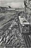 Pilatus - Bahn  mit  Hotel  Pilatus - Kulm