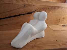 Skulptur "Liebespaar", Steinzeug, .