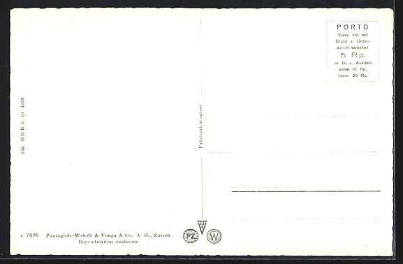Cartoline postali: Uster, Teilansicht mit Kirche, Blick auf – Usato da Berlin venduto da bartko-reher 1
