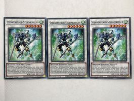 Yu-Gi-Oh! 3x Sternenstaub-Sturmkrieger - Selten!