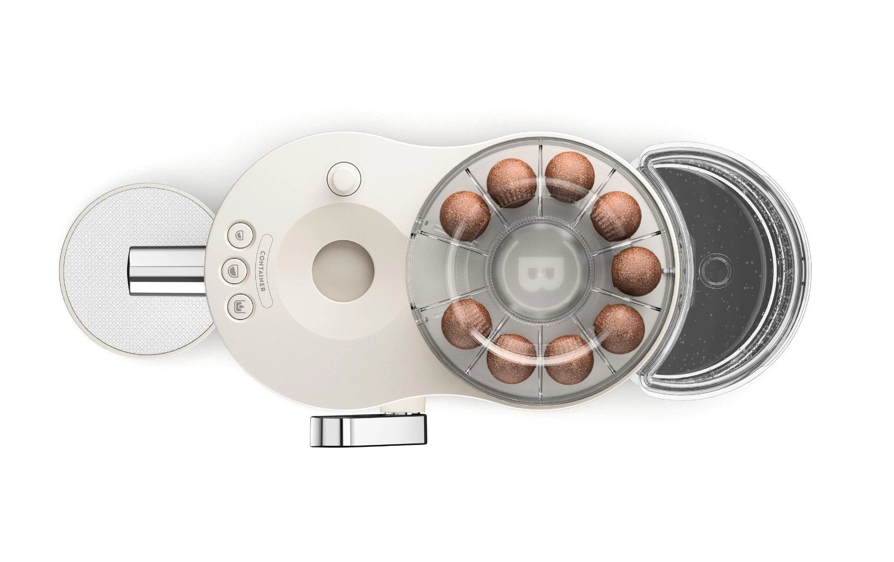 Coffee B Macchine per caffè & Macchine per espresso: Coffee B - Kaffeemaschine Globe White – Nuovo e nell'imballaggio originale da Zell ZH venduto da Luxorious 4