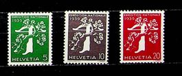 SUISSE SÉRIE NEUVE** (y) FRANCAIS 1939. SBK 20.00 /T373