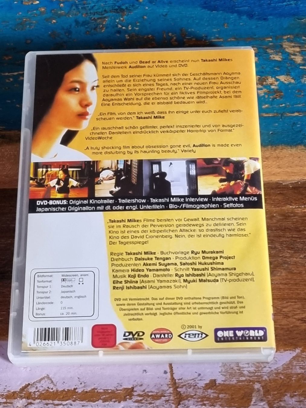 Tutti i DVDs: Audition, DVD Drama Kult – Usato da Winterthur venduto da Belzarek 1
