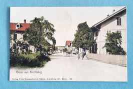 Kirchberg - Dorfstrasse - alte Ansichtskarte - 1905
