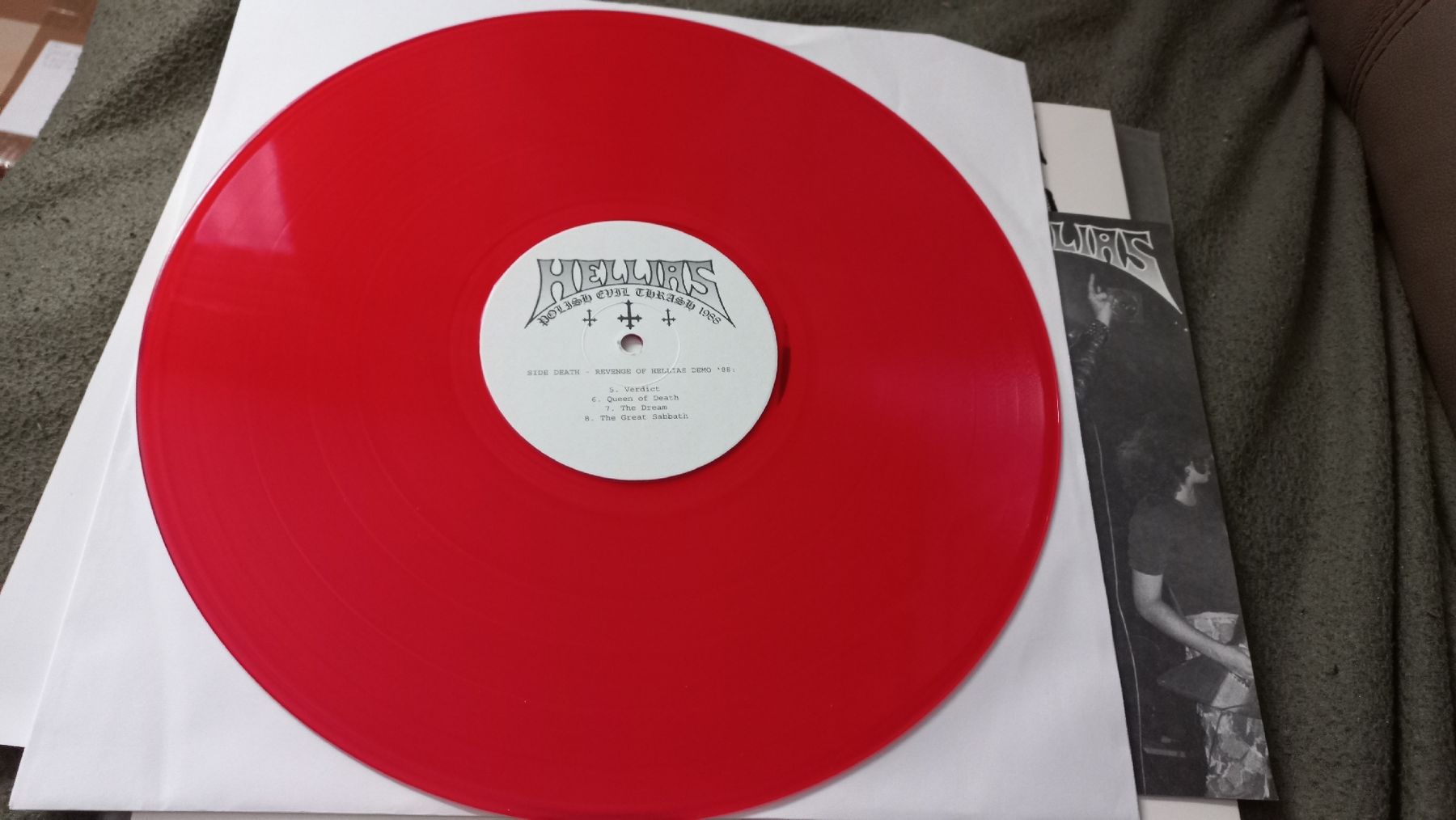 Dischi in vinile: Hellias-Revenge Of..RED VINYL LP THRASH METAL – Usato da Olten venduto da Donatello1984 3