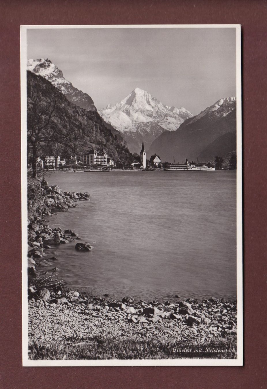 Cartoline postali: FLÜELEN - Bristenstock – Usato da Pully venduto da nicecards-shop