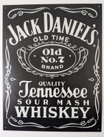 Jack Daniel's Old No7 Werbeschild ( 31cm x 41 cm)