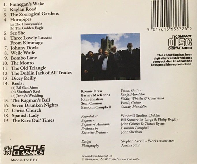 CD: The Dubliners - The Dubliner's Dublin – Usato da Grüningen venduto da azulgris 1