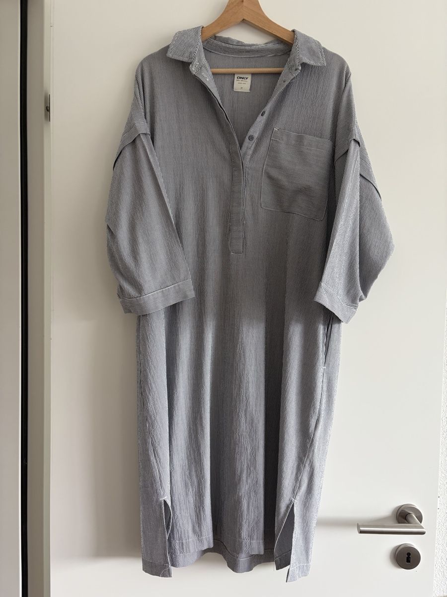 Only Vestiti: Robe chemise à rayures / Gestreiftes Hemdkleid - Only - 40 – Nuovo (secondo la descrizione) da Thalwil venduto da Salome89CH