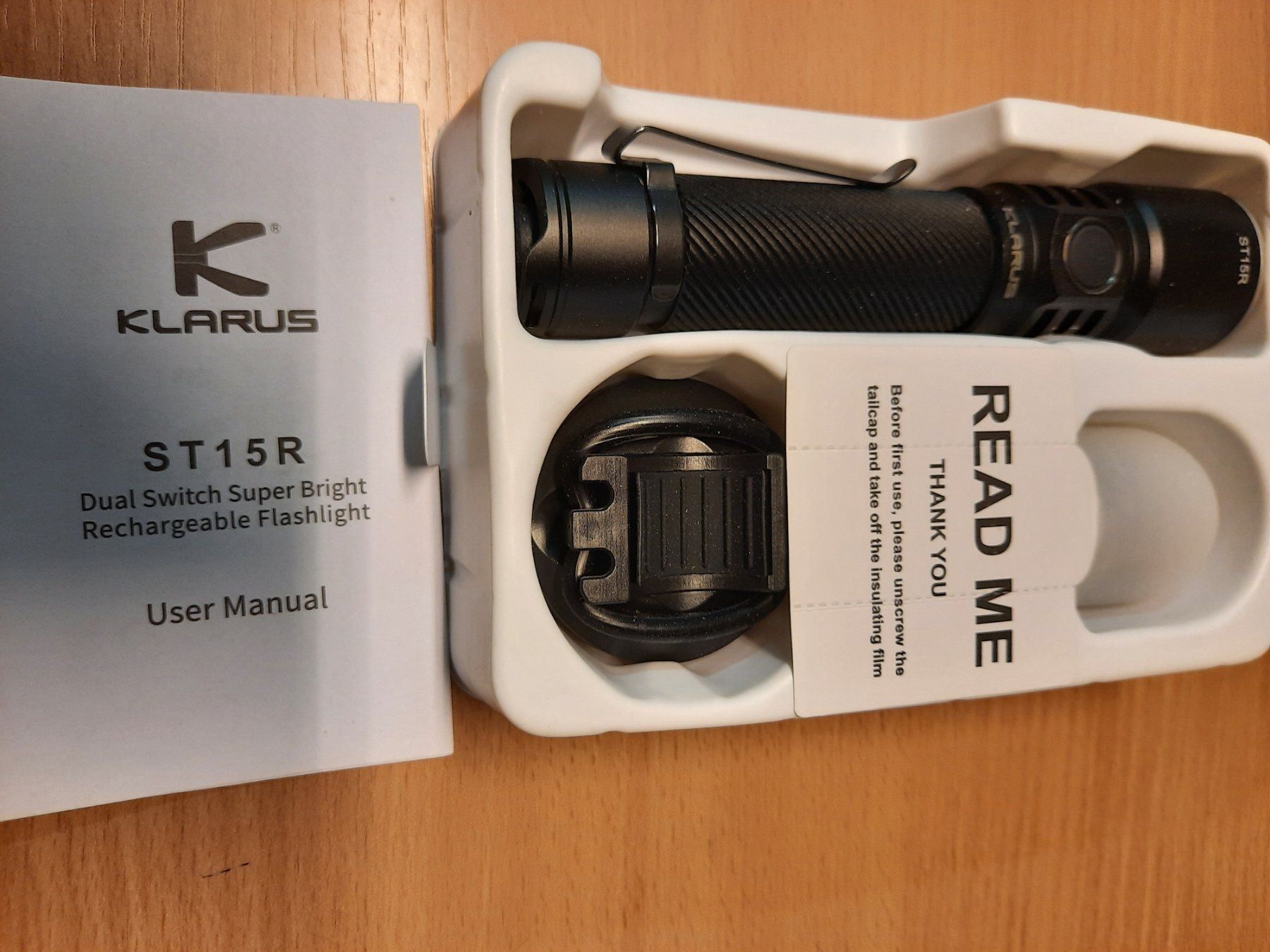 Lampen: Taschenlampe Klarus ST15R 1200 Lumen – Neu und originalverpackt aus Zürich von makimakimak 1