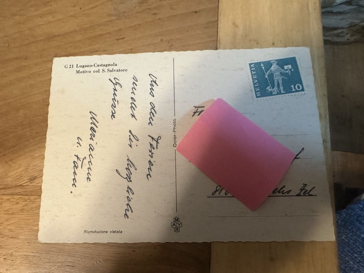 Cartoline postali: AK alt, Lugano Castagnola – Usato da Frauenfeld venduto da aluma14 4
