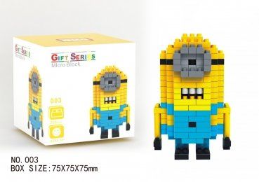 Nanoblock Kit di costruzioni: 003 LNO - Minions – Nuovo e nell'imballaggio originale da Hochdorf venduto da ruest-online