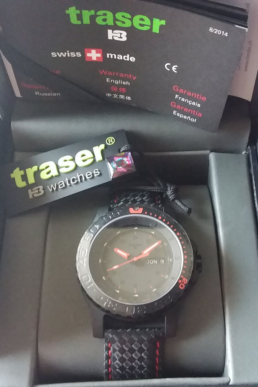Traser Orologi: Traser - H3 Red Combat – Nuovo (secondo la descrizione) da Aldesago venduto da bmsmanagement