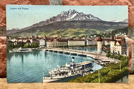 1953 - LUZERN mit Pilatus - Internationale Musik-Festwoche