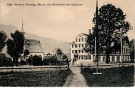 Hotel Kurhaus Steinegg, Station der Säntisbahn  1924
