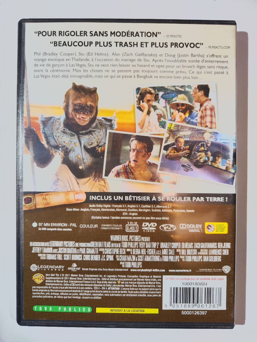 Tutti i DVDs: DVD - Very Bad Trip 2 – Usato da Commugny venduto da Teksen 1
