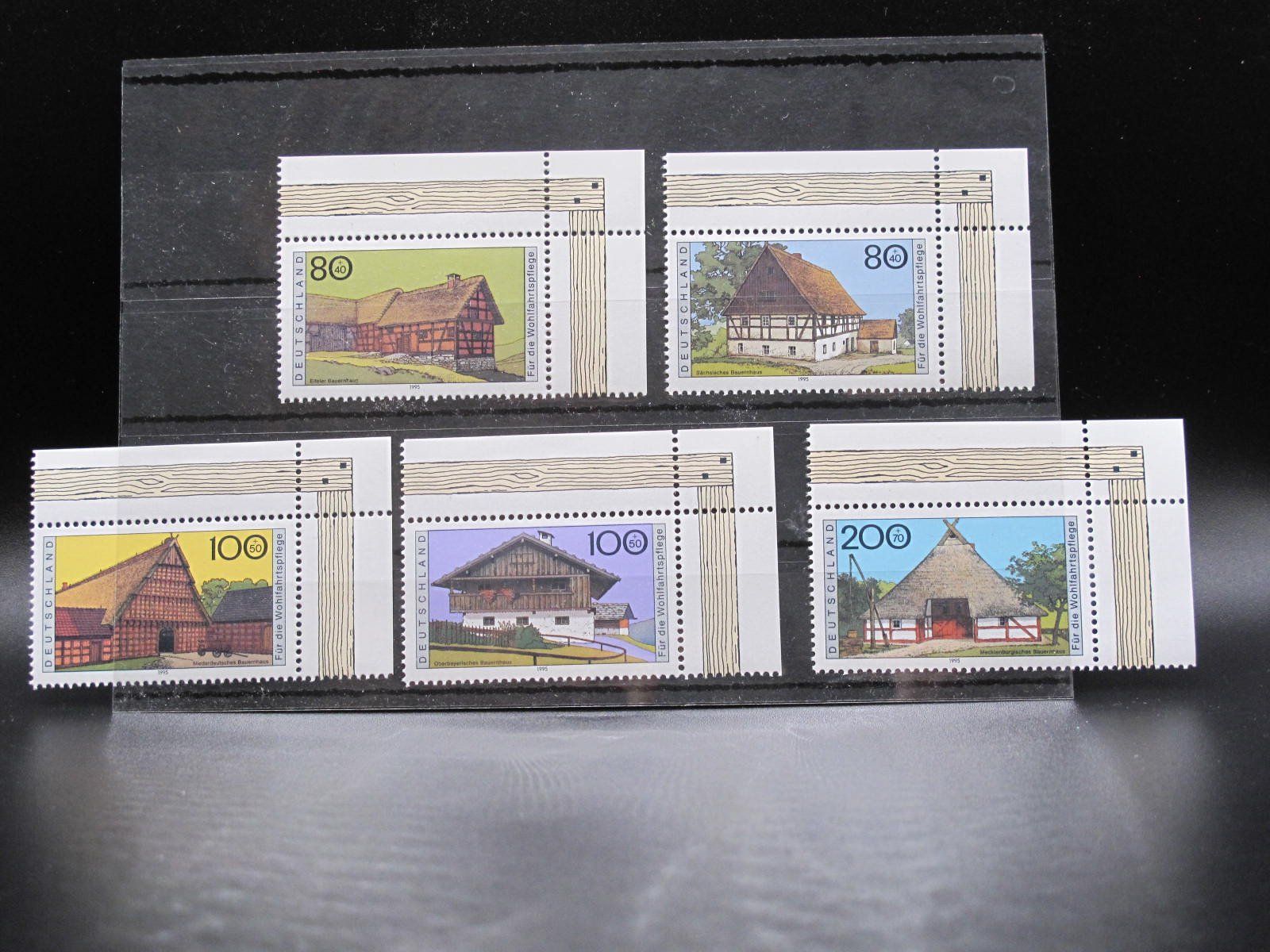 Alle Briefmarken: BRD 1995 Bauernhäuser DE I ** – Gebraucht aus Wil SG von fva01