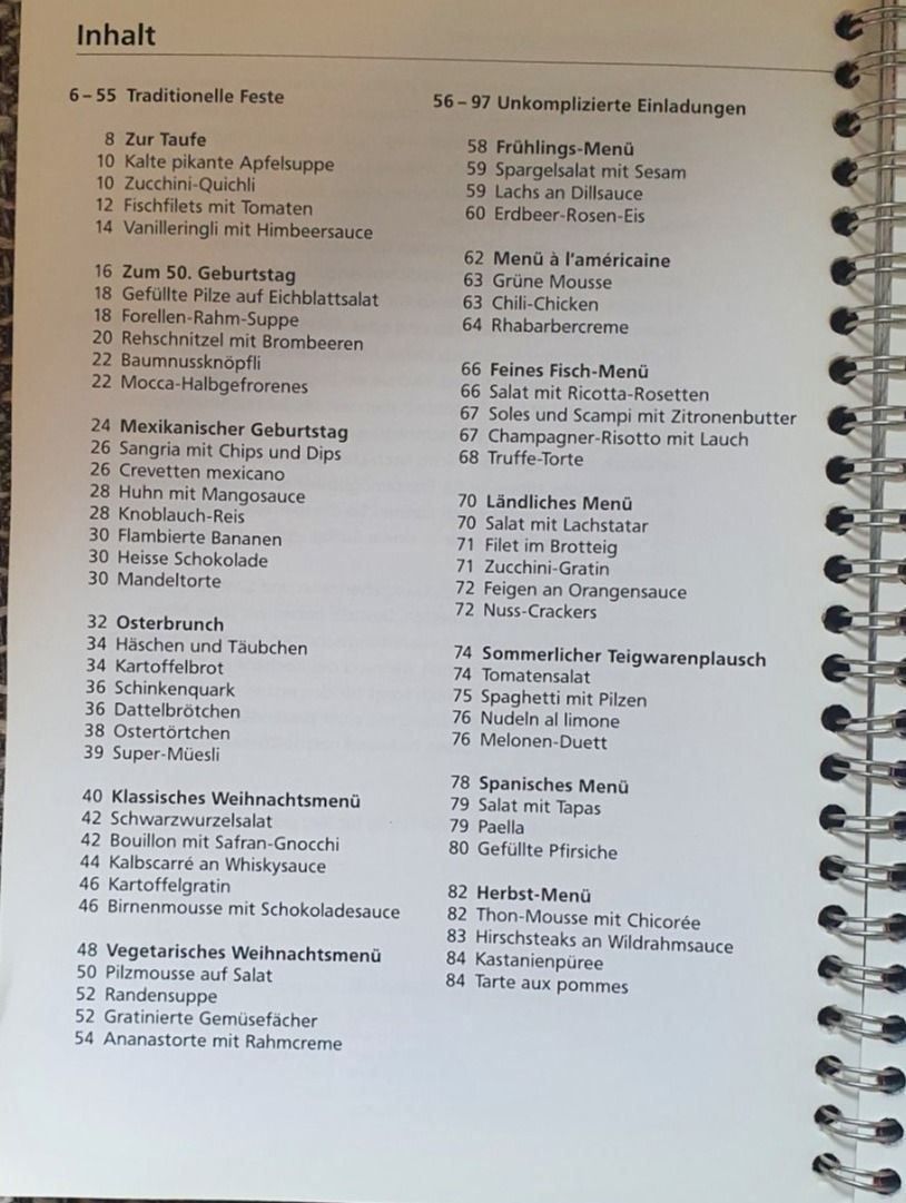 Libri: Betty Bossi Festliche Menüs – Usato da Langnau am Albis venduto da jer_pm72 4