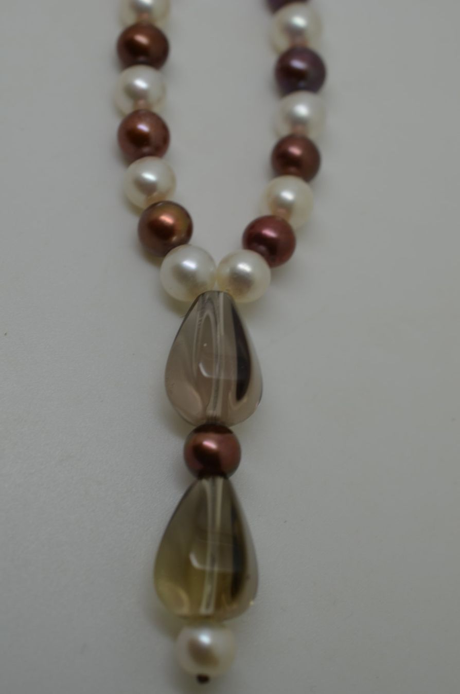 Perlen (unechte): collier perles culture eau douce fermoir or jne 750 – Gebraucht aus La Croix (Lutry) von OMEGA07 1