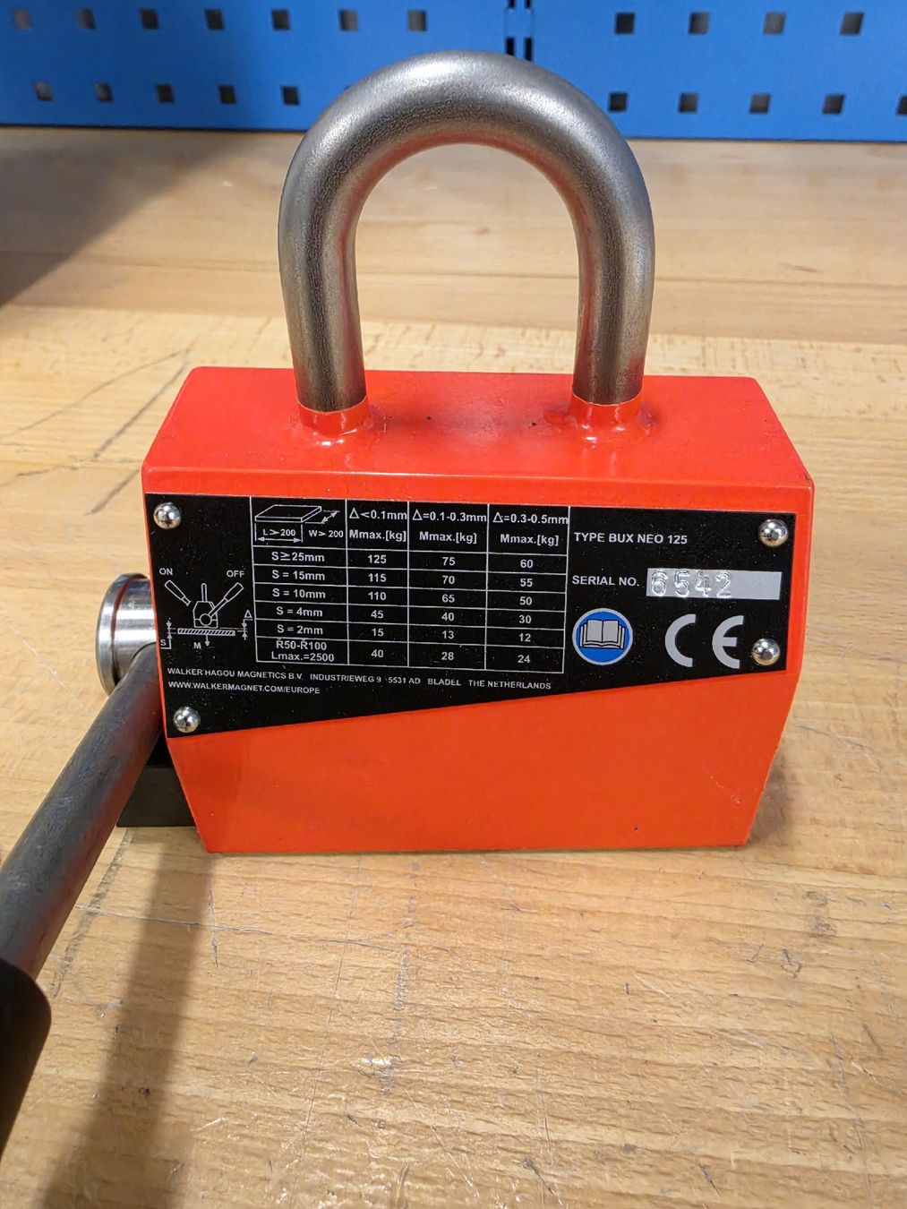 Calamite: walker Hebemagnet NEO 125 Code 44.05.125.0 – Nuovo (secondo la descrizione) da Zufikon venduto da Resonance-Drums 4