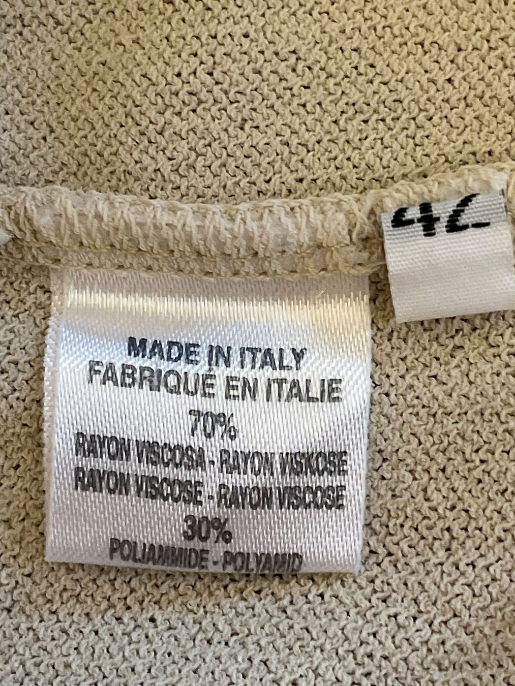 Pantaloni: LORELLA BRAGLIA Strickhose beige Gr. 36 – Usato da Hämikon venduto da schneider.petra 6