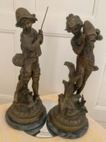Zwei grosse, antike Bronze Figuren STÜCKPREIS Skulptur
