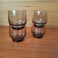 4 verres fumé vintage