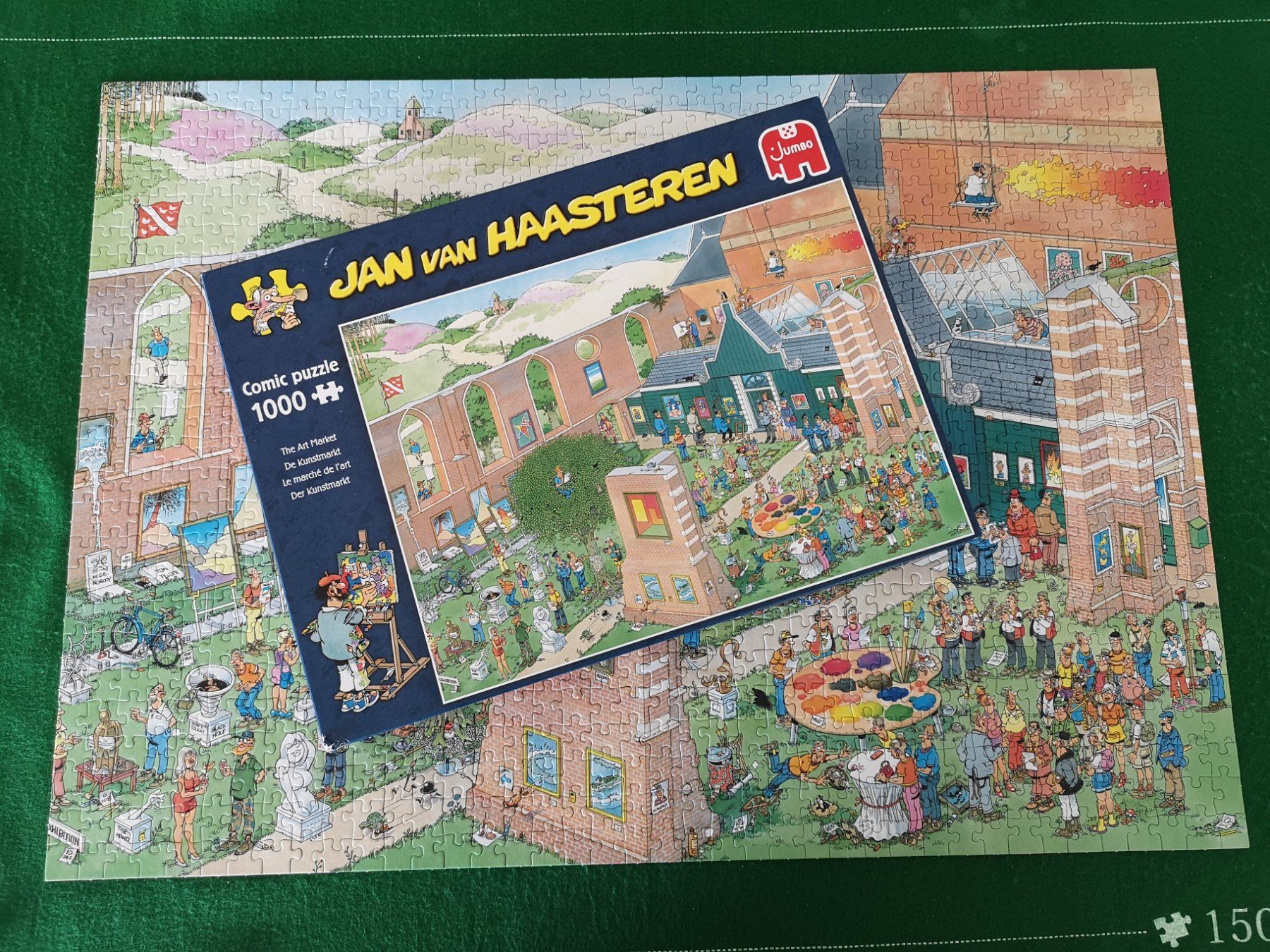 Puzzle: Der Kunstmarkt - zum Toppreis – Usato da Rothenburg venduto da Patri00