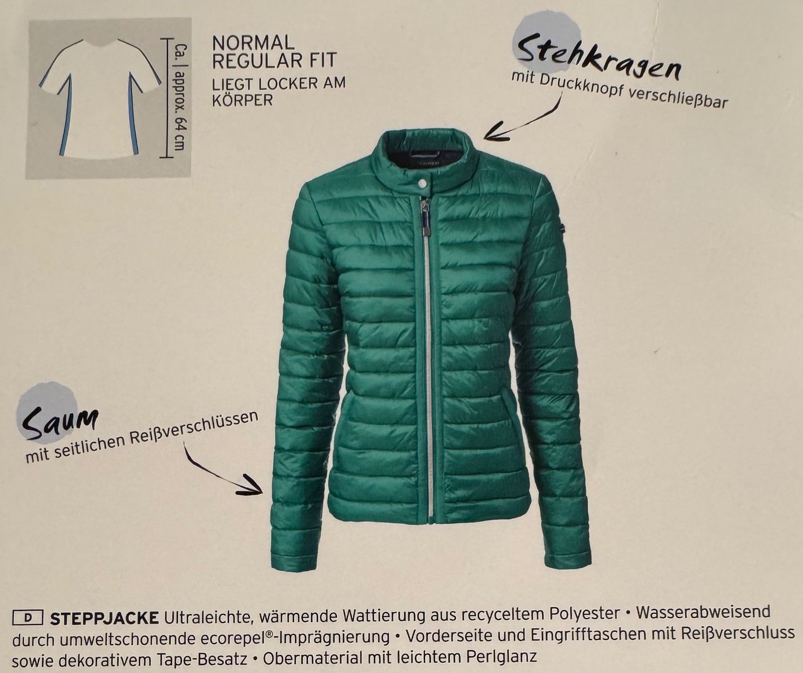 Tchibo Vestes: Damen Steppjacke – Neuf (Voir description) à Horgen par Hotrova448 4