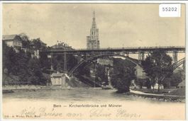 Bern - Kirchenfeldbrücke und Münster