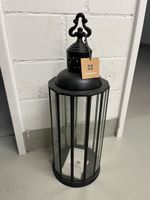 Grosse Windlicht Laterne schwarz 50cm hoch Manor Deko