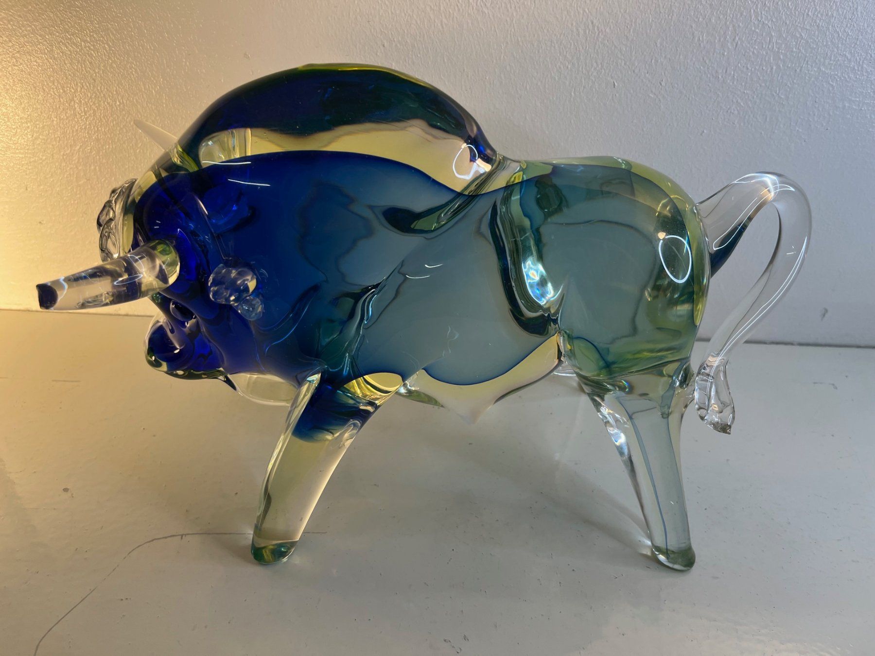 Sculture & Statue: Enorme taureau Murano en verre ouraline – Usato da Les Acacias venduto da kim_2dxt 7