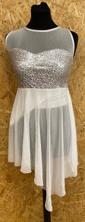 ROBE blanche à paillettes taille S