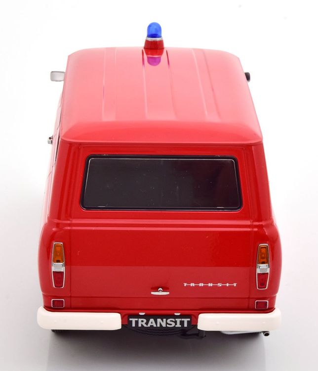 KK SCALE MODELS KKDC180467 Ford Transit Bus 1965 Feuerwehr / fire 1/18