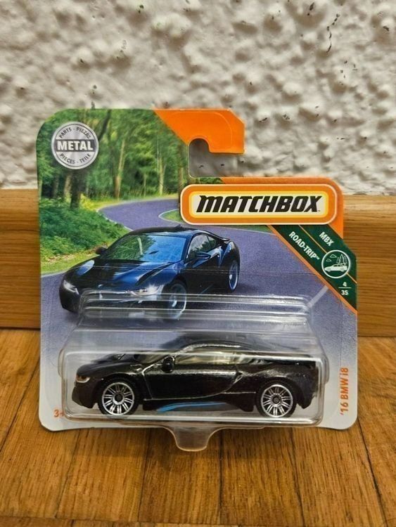 Matchbox '16 BMW I8 Spielzeugauto – Mit Beweglichen Teilen, Maßstab 1:64, Ideal Für Sammler & Kinder