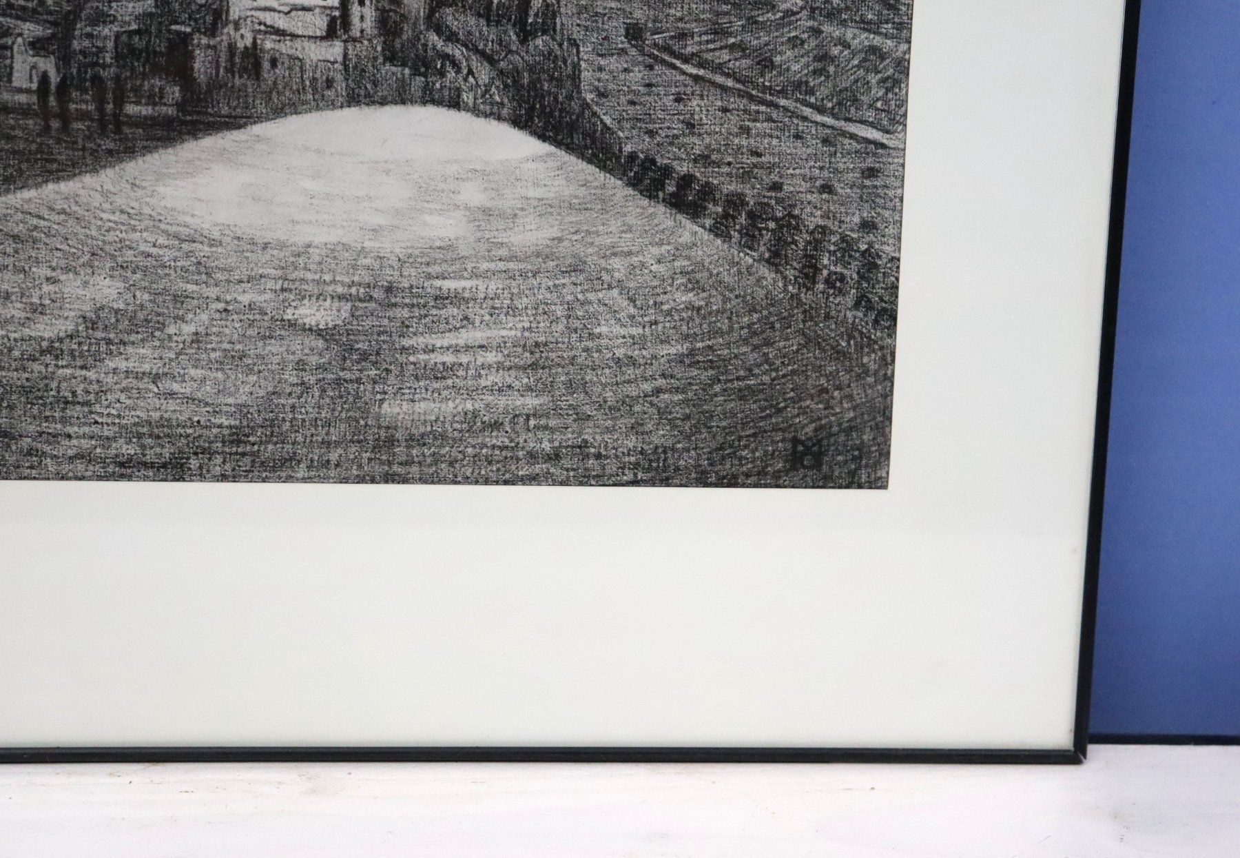 Dipinti: Monika Buchmann-Helbling 1925-2004, Kohlestift auf Papier – Usato da Zug venduto da Kunst-Fundgrube 7