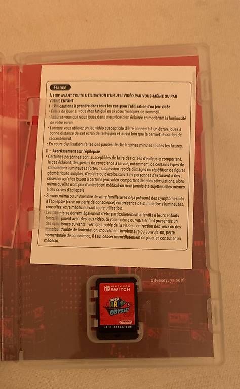 Giochi: Mario odyssey – Nuovo e nell'imballaggio originale da Lausanne venduto da luc_8wsj 1