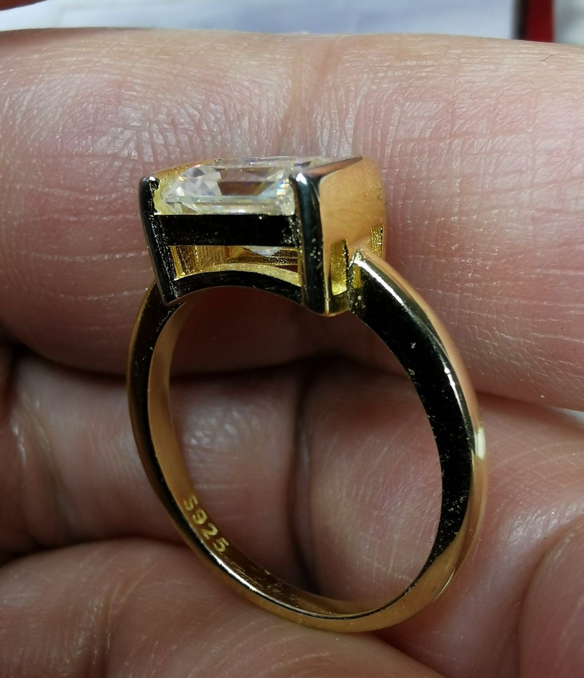 Anelli: Bague argent avec diamant de moissanite de 2 ct GRA – Nuovo e nell'imballaggio originale da Reconvilier venduto da Tsma67 8