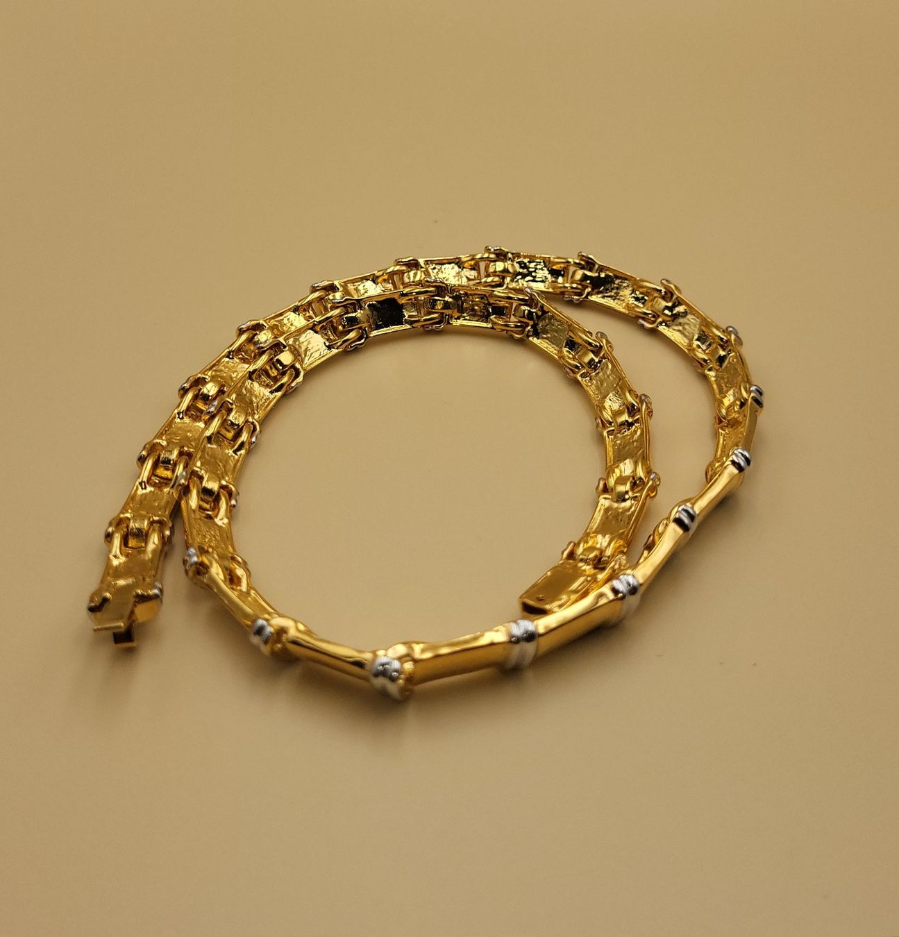 Ketten: Goldene Elegent Bicolor Collier – Gebraucht aus Wald ZH von SwissPawnshop 5