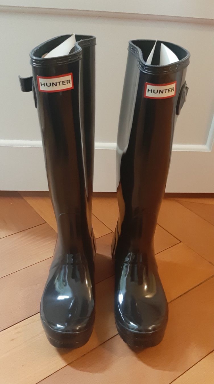 Damenschuhe: NEU! HUNTER Stiefel - schwarz Gr.38 – Neu und originalverpackt aus Zürich von Venecia25 2