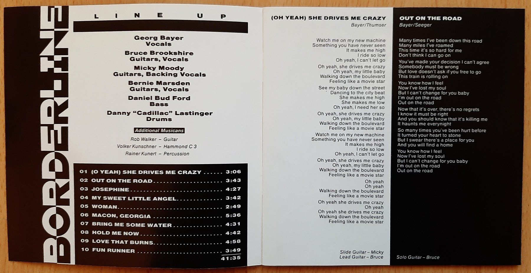 CD: BORDERLINE CD Whitesnake Lizard Doc Holliday – Usato da Frauenfeld venduto da marckus 3
