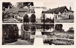 Melbourne, Mehrbildkarte, gelaufen 1961