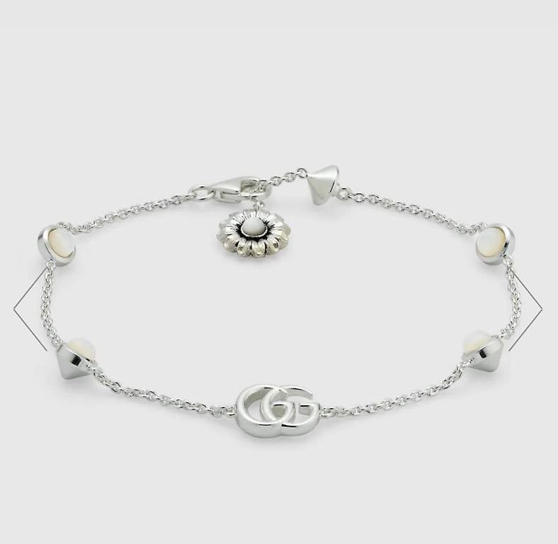 Bracciali & Braccialetti: GG Marmont Armband mit Perlmuttdetails – Usato da Wallisellen venduto da Mo333
