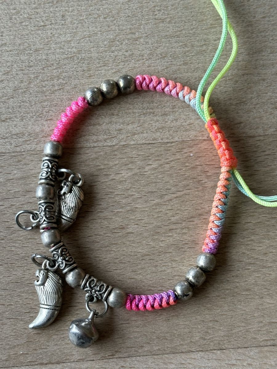 Bracciali & Braccialetti: Regenbogen Armband mit silbernen Anhänger – Usato da Nürensdorf venduto da ali_qyh6 2