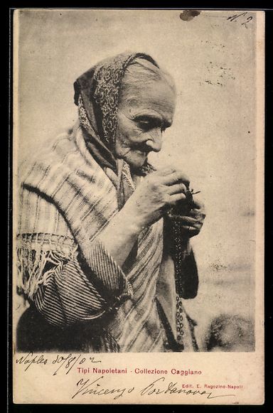 Cartoline postali: Foto-AK Prof. A. Caggiano: Tipi Napoleta – Usato da Berlin venduto da bartko-reher