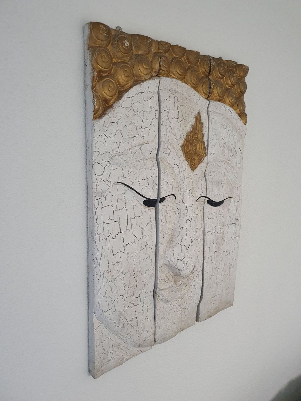 Sculture & Statue: Buddha Bild Holz 76 cm x 51 cm – Usato da Lachen SZ venduto da LinDiscount 1