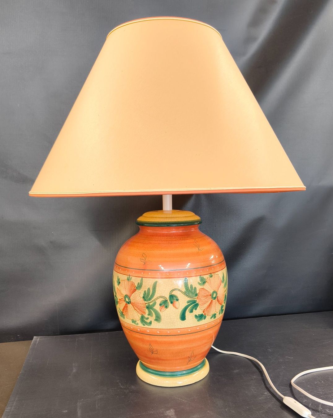 Lampade: Orange Keramiklampe – Usato da Basel venduto da bk_brockibasel