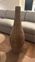 Dekorative Holz-Vase, Handarbeit, Top Zustand